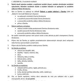 Charitní šatník: Informace